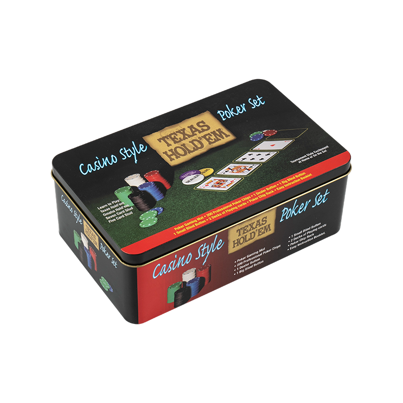 200st Deluxe Comprehensive Iron Box Poker Chip Set