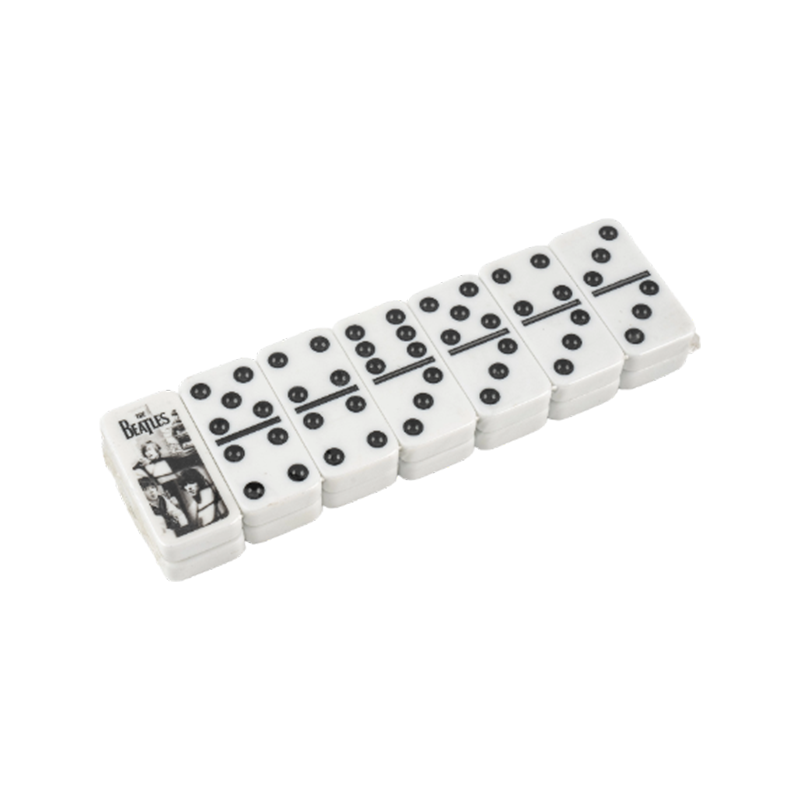 Tryckt anpassat domino -speluppsättning